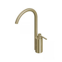 QuadroDesign FFQT 2103TOC Смеситель для раковины на 1 отверстие из столешницы, цвет Light Gold