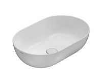 GLOBO B6O54BI Раковина T-EDGE для установки на столешницу, размер 54х36 см, цвет bi (Bianco)