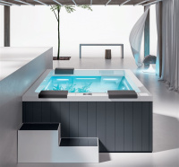 Gruppo Treesse V230SXBNB220O Спа бассейн отдельностоящий Maya GP, 260x205x95h