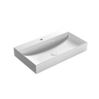 GLOBO B6R81BI T-EDGE  Раковина для установки на столешницу cm 80x47 BI (Bianco)