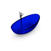 70001XXX Oval Shape Ванна 180*93*56 см, цвет Marine blue # XXX