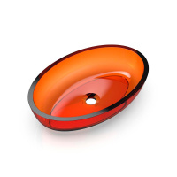70201070 Oval Shape Раковина, цвет Jaspis # 070 (Red Tea 0700-070-06)