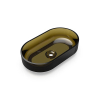 70203030 Ellipse Shape Раковина, цвет Pyrit # 030 (Coffee Black 0700-24497-01)