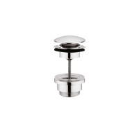 ™ Carimali 70320-CR Донный клапан для раковины из латуни 1 1/4, система 2 в 1 для раковины, хром