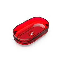 70203040 Ellipse Shape Раковина, цвет Rubin # 040 (Wine Red 0700-24497-05)
