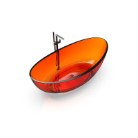 70001060 Oval Shape Ванна 180*93*56 см, цвет Citrin # 060 (Crystal Orange 0700-050-08)