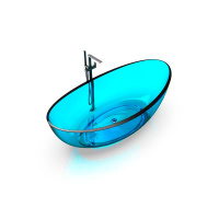 70001100 Oval Shape Ванна 180*93*56 см, цвет Aquamarin Blue # 100 (Deepsky blue 0700-050-02)