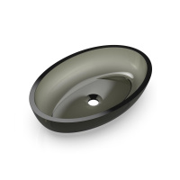 0700-070-20 Раковина Oval Shape отдельностоящая из полимерного материала 55х37x13 см, цвет 20