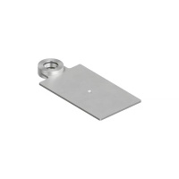 QuadroDesign FFQT QA001AS Прямоугольная полка Brushed Stainless Steel